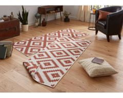 NORTHRUGS Kusový koberec Twin-Wendeteppiche 103130 terra creme – na von aj na doma 80x150