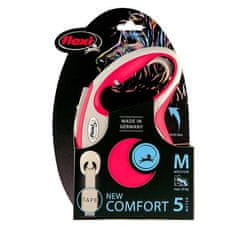 Flexi New Comfort M popruh 5m červená do 25kg