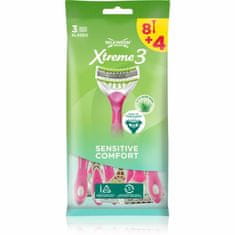 Wilkinson Sword Xtreme3 Beauty Sensitive jednorazové dámske holiace strojčeky 12ks (8+4)