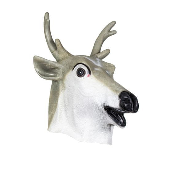 Korbi Profesionálna latexová maska jeleňa, jelení hlava