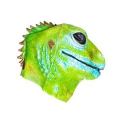 Korbi Profesionálna latexová maska Lizard, hlava jaštera