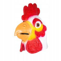 Korbi Profesionálna latexová maska Chicken, chicken head