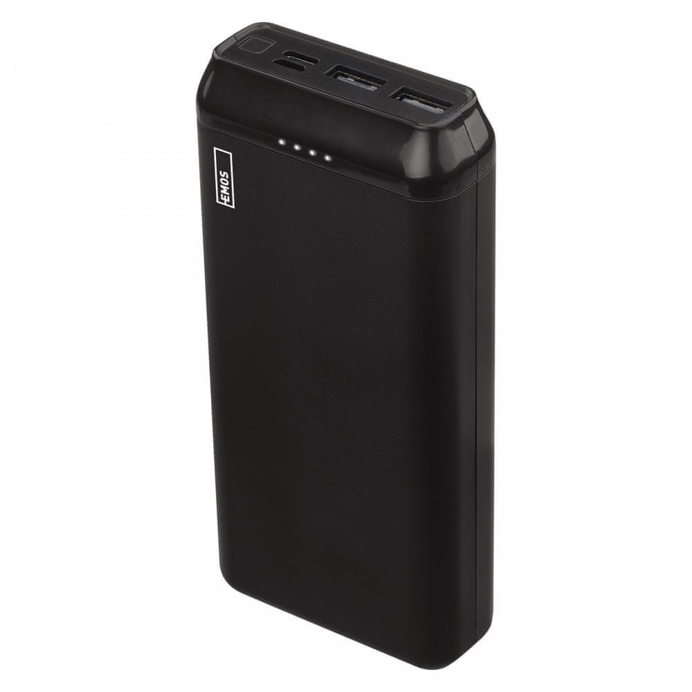 EMOS Powerbanka Alpha2 20, 20 000 mAh, 10 W, čierna 1613052700