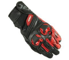 XRC Rukavice na moto RUN 1/2 BLK/BLK/RED vel. 2XL