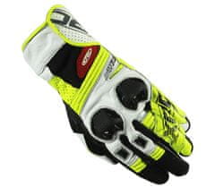 XRC Rukavice na moto RUN 1/2 WHT/FLUO/BLK vel. S