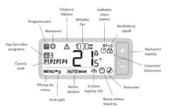 Honeywell Programovateľný termostat, T3 (T3C110AEU)