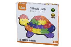 Viga 3D puzzle Želva s písmenami