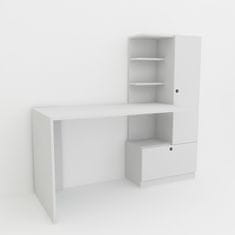 Dalenor Pracovný stôl Merinos, 120 cm, biela