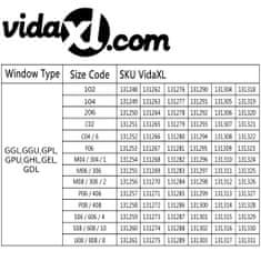 Petromila vidaXL Zatemňovacia roleta, čierna M06/306 