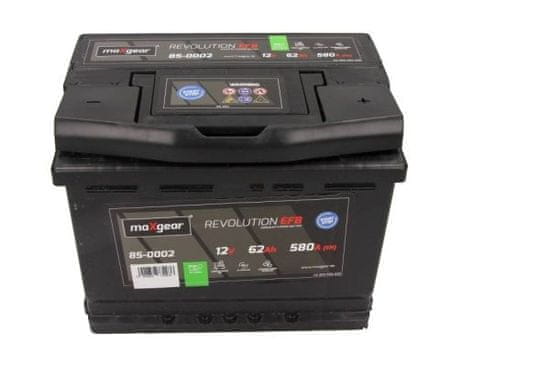 MAXGEAR 62AH EFB Autobateria , 12V , 580A , 85-0002