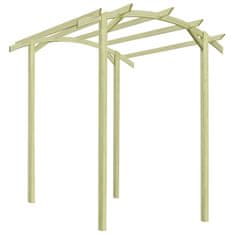 Vidaxl Záhradná pergola, impregnovaná borovica 180x197x210 cm