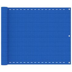 Vidaxl Balkónová markíza modrá 75x600 cm HDPE