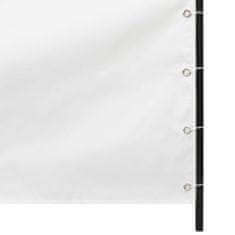 Vidaxl Balkónová markíza biela 120x240 cm oxfordská látka