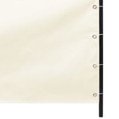 Vidaxl Balkónová markíza krémová 120x240 cm oxfordská látka
