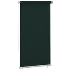 Vidaxl Vonkajšia zatemňovacia roleta 120x230 cm tmavozelená HDPE