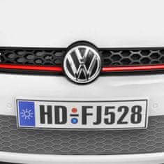 Vidaxl detské autíčko VW Golf GTI 7 biele 12 V s diaľkovým ovládačom