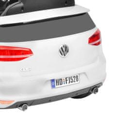 Vidaxl detské autíčko VW Golf GTI 7 biele 12 V s diaľkovým ovládačom