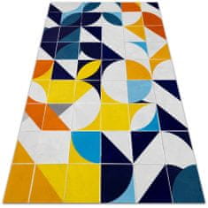 kobercomat.sk vinylový koberec geometrické tvary 150x225 cm 