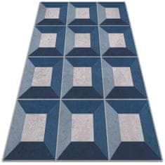 kobercomat.sk Vinylový koberec pre domácnosť kubistické pevný 120x180 cm 