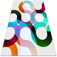 kobercomat.sk vinylový koberec abstraktné tvary 140x210 cm 