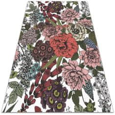 kobercomat.sk Vinylový koberec pre domácnosť rôzne kvety 100x150 cm 