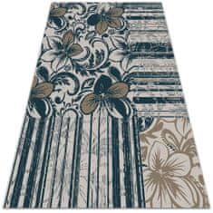 kobercomat.sk záhradný koberec Kvety a čiar 120x180 cm 