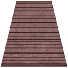 kobercomat.sk Vonkajší koberec na terasu hnedé pruhy 150x225 cm 