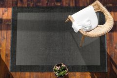 kobercomat.sk Vonkajšie záhradné koberec sivý rámček 120x180 cm 