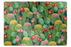 kobercomat.sk Ochranná podložka pod stoličku kvitnúce kaktusy 140x100 cm 2 cm 