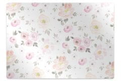 kobercomat.sk Podložka pod kancelársku stoličku akvarel kvety 120x90 cm 2 cm 