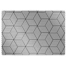 kobercomat.sk Podložka pod stoličku geometrické ilúzie 140x100 cm 2 cm 