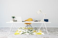kobercomat.sk Podložka pod stoličku žlté kvety 140x100 cm 2 cm 