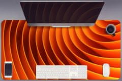 kobercomat.sk Ochranná podložka na stôl oranžové vlny 100x50 cm 