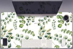 kobercomat.sk Pracovný podložka na stôl Eucalyptus kvety 100x50 cm 