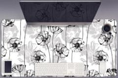 kobercomat.sk Podložka na písací stôl kvety Glamour 90x45 cm 