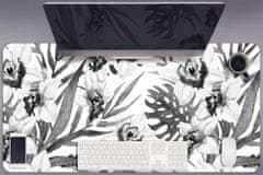 kobercomat.sk Pracovná podložka s obrázkom Listy a kvety 100x50 cm 
