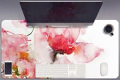 kobercomat.sk Pracovná podložka s obrázkom akvarel kvety 90x45 cm 