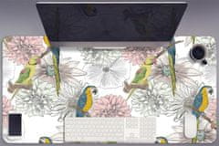 kobercomat.sk Pracovná podložka s obrázkom Parrot a kvety 120x60 cm 