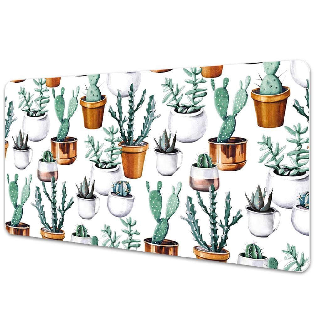 kobercomat.sk Stolová podložka Kaktusy v kvetináčoch 90x45 cm 