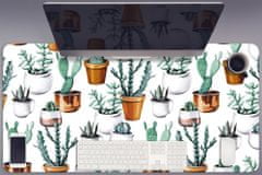 kobercomat.sk Stolová podložka Kaktusy v kvetináčoch 120x60 cm 