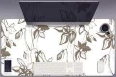 kobercomat.sk Pracovná podložka s obrázkom kresba kvety 100x50 cm 
