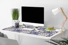 kobercomat.sk Podložka na písací stôl blue pattern 90x45 cm 