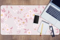 kobercomat.sk Pracovný podložka na stôl Malé ružové kvety 90x45 cm 