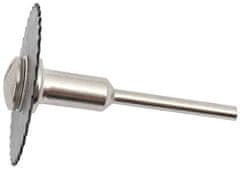 XLtools Sada MINI pílových kotúčov s priemerom 22, 25, 32, 35, 44 mm+držiak, stopka 3 mm