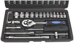 XLtools Gola sada 1/4", 46-dielna, hlavice 6-14 mm, XL-TOOLS