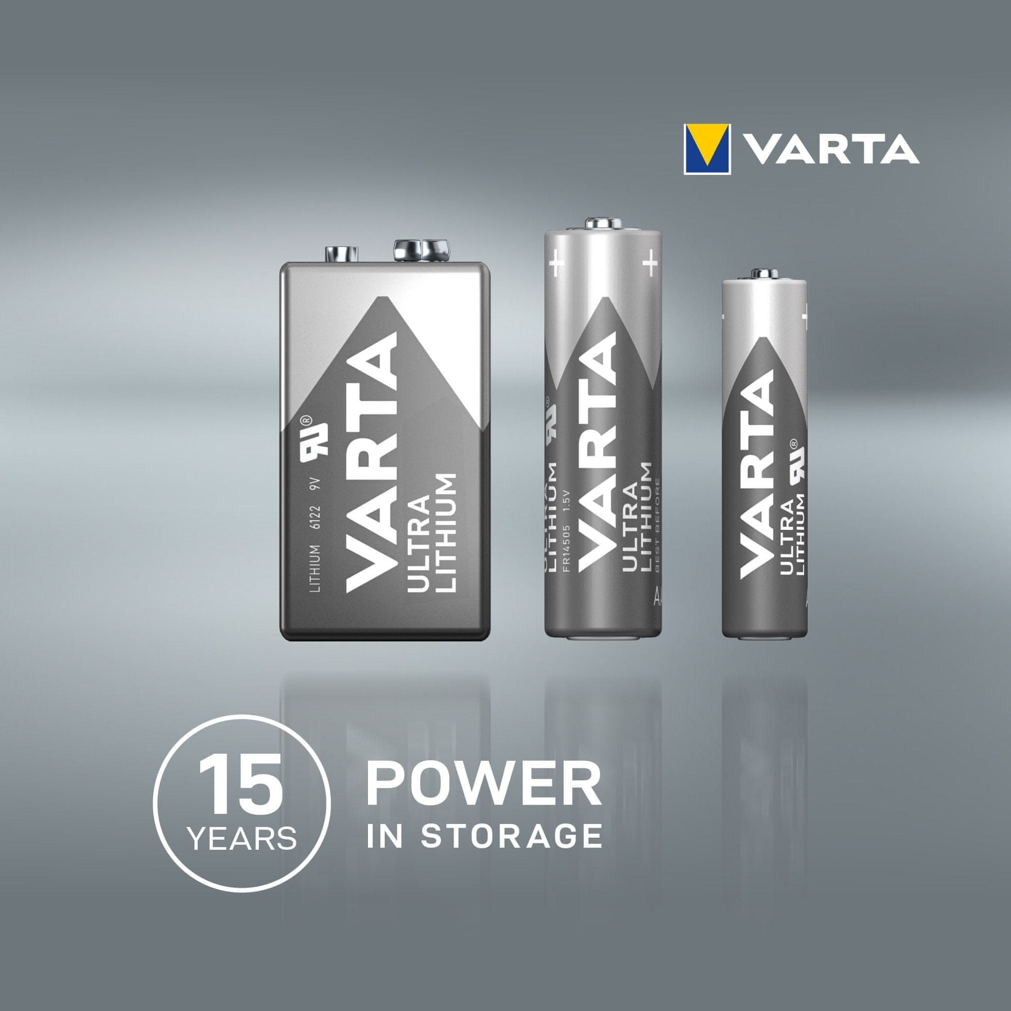 Batteria Varta Ultra Litio 9V 06122301401