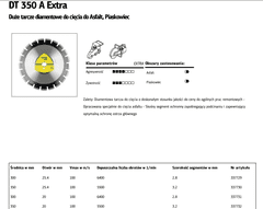 shumee K.DIAM.SEG.350x3,2x25,4 DT350AB