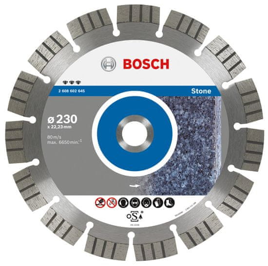 shumee BOSCH DIAMANTOVÝ DISK 125x22 SEG KAMEŇ