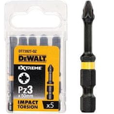 shumee NÁRAZOVÝ BIT DEWALT PZ3x50 5 ks. EXTRÉMNE KRÚZENIE NÁRAZOM