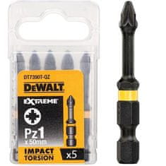 shumee NÁRAZOVÝ BIT DEWALT PZ1x50 5 ks. EXTRÉMNE KRÚZENIE NÁRAZOM